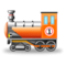 Locomotive emoji on Samsung